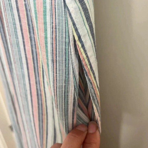 Marine Layer Camilla Midi Dress Multi Striped Size XL NWT - Picture 9 of 15